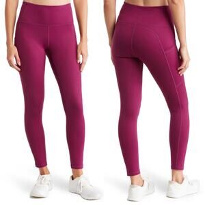Z by Zella High Waist 7/8 Daily Pocket Leggings in Purple Caspia, XS